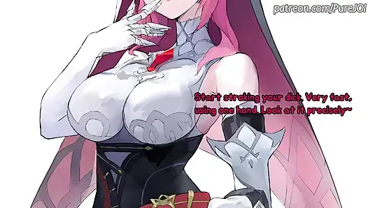 Rosaria from Genshin Impact makes your cock suffer (Edging JOI)