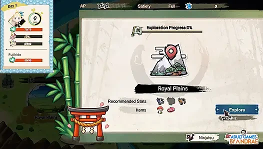 Melarikan diri, peri ninjaku! Gameplay 3d bagian 2 - latihan dan eksplorasi lizet dimulai