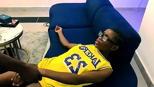 Naughty Boy Spread My Legs Open and Fucked My Wet Pussy Hard