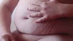 Chubby boy masturbating