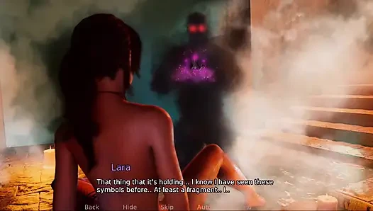 Croft adventure #1 - Lara can't stop thinking about the lesbian