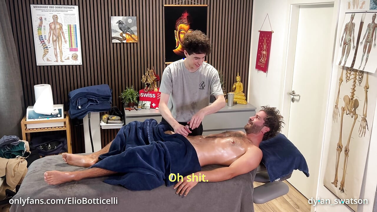 straight man get happyend massage