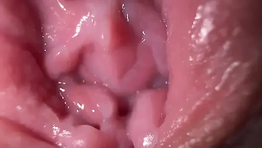 Close up wide pussy spreading and dirty talk, Sexy Mia wants to cum with you