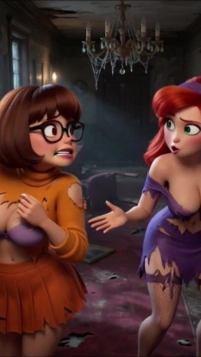 Η Βέλμα και η Δάφνη γίνονται εντελώς γυμνές σε στοιχειωμένη έπαυλη, καθώς τα ρούχα τους σκίζονται κατά τη διάρκεια της έρευνας | Κλιπ 1