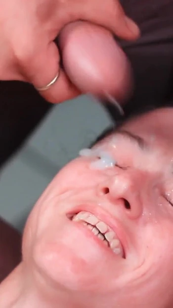 Emotional moment from "Double dick, double load amateur homemade facial cumshot compilation"