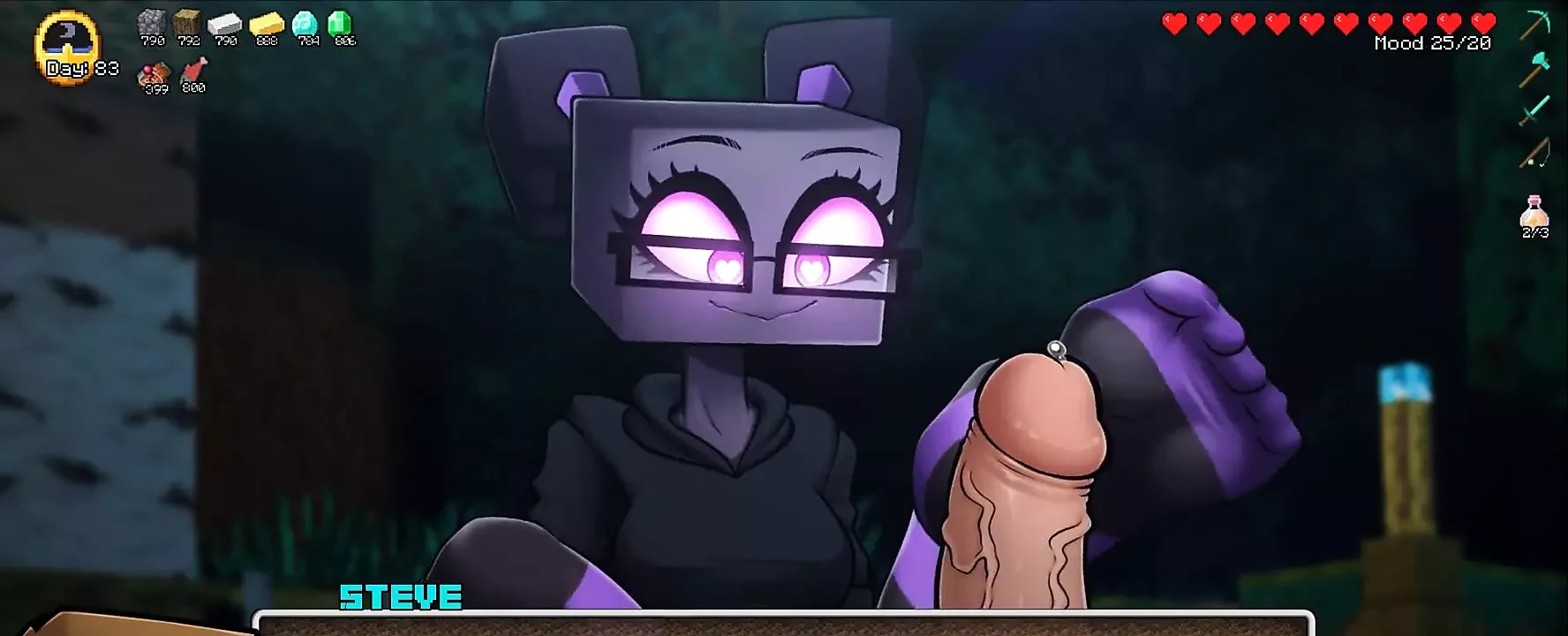 MineCraft Horny Craft - часть 42, футы и дрочка! от LoveskySanhentai