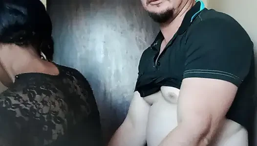 Pussy Licking, Blowjob & Standing Doggystyle Fuck