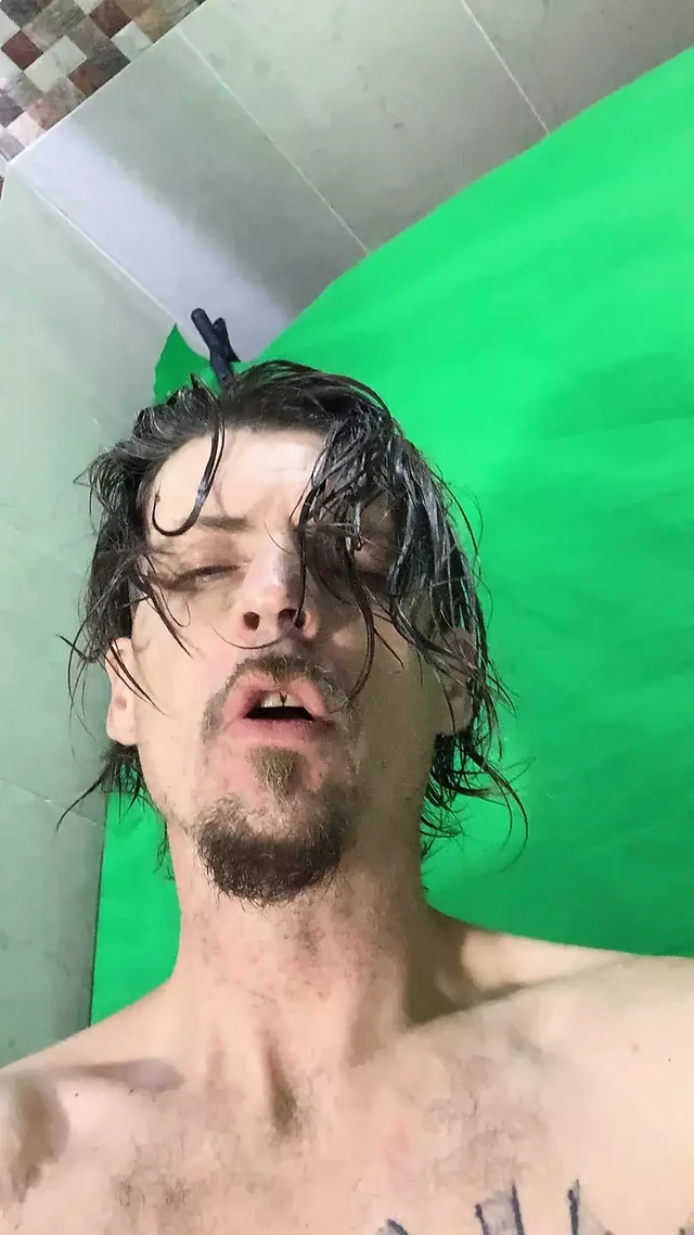 Cum Spillimg Onto The Floor In A Lovely Stream