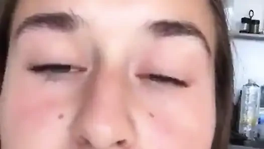 Gözlerde sperm istiyorum
