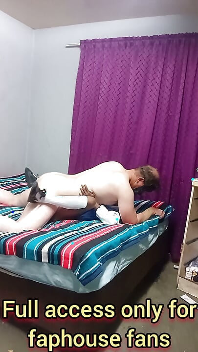 Black 18 Year Old Student Fucked Missionary by Stepdaddy in Her Uniform