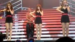 Girls Aloud Performing In Tight Dresses