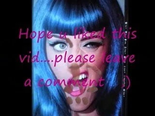 Katy Perry'nin yüzüne boşalma 2
