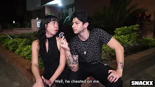 He Was Twice Her Size