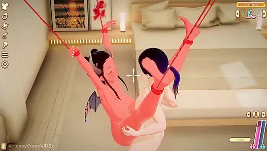 HoneyCome - besessener Teufel - voller sex mit bondage - unzensiert