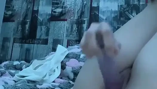 Dildo into my pussy and ass