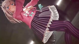 Mmd R-18 anime-mädchen sexy tanzclip 255