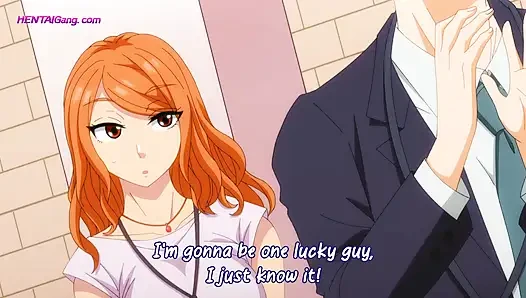 Big cock teenager washes and fucks his eager young MILF wife right on the slippery bathroom floor (Subbed) (Uncensored)