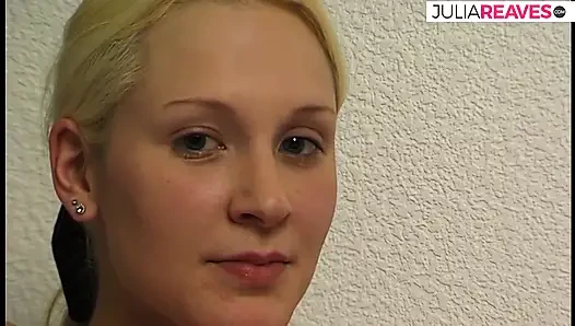 Hot girl enjoys touching tits and stroking her clit