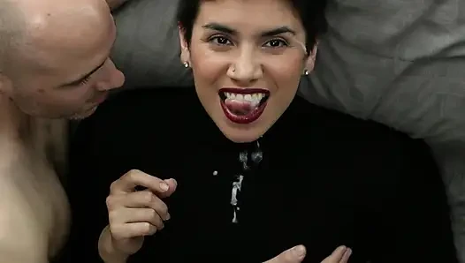 POV Cum on Clothes and Facial