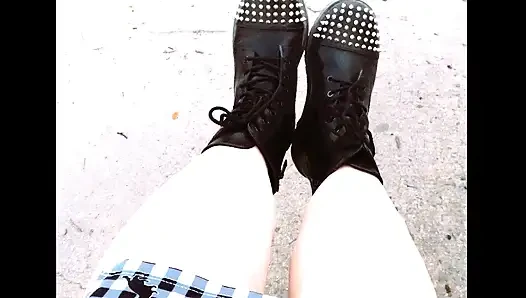 Photos of My Feet in Boots Socks and Bare