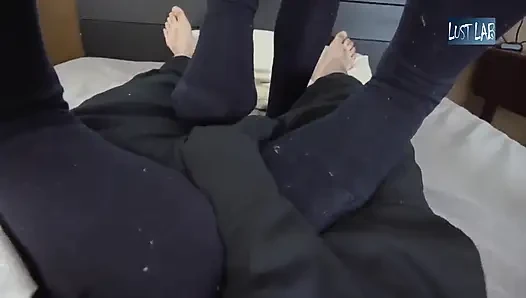 Teasing Thigh High Beauty Flashes Her Panties and Finally Confesses Her Feelings to Me - Part 1