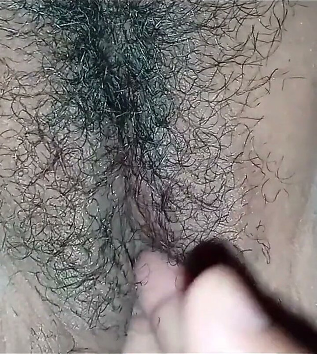 Watch as I Finger and Fondle My Stepmother-in-law's Fat, Hairy Pussy