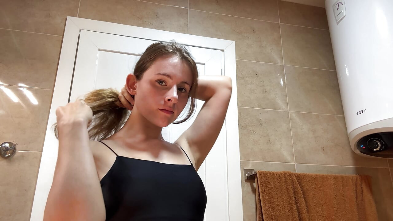 Black Top White Panties Pixie Shower - Soft Tease to Toy Bliss