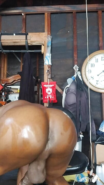Part 1 of 5 - Ass Oiled Up. Ass Shaking & Slap Slow Motion