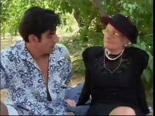 grannie fuck in the wood -bymonique