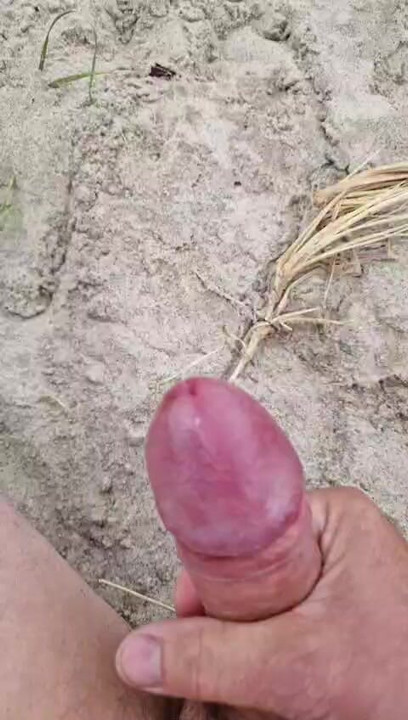 Beach FKK Solo Masturbation