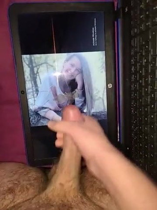 Cumtribute - segunda carga del día en esta chica