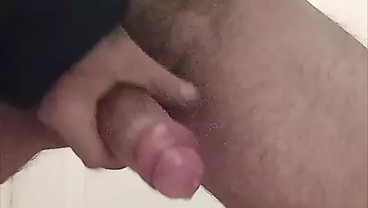 Discreet handjob in the toilet 8