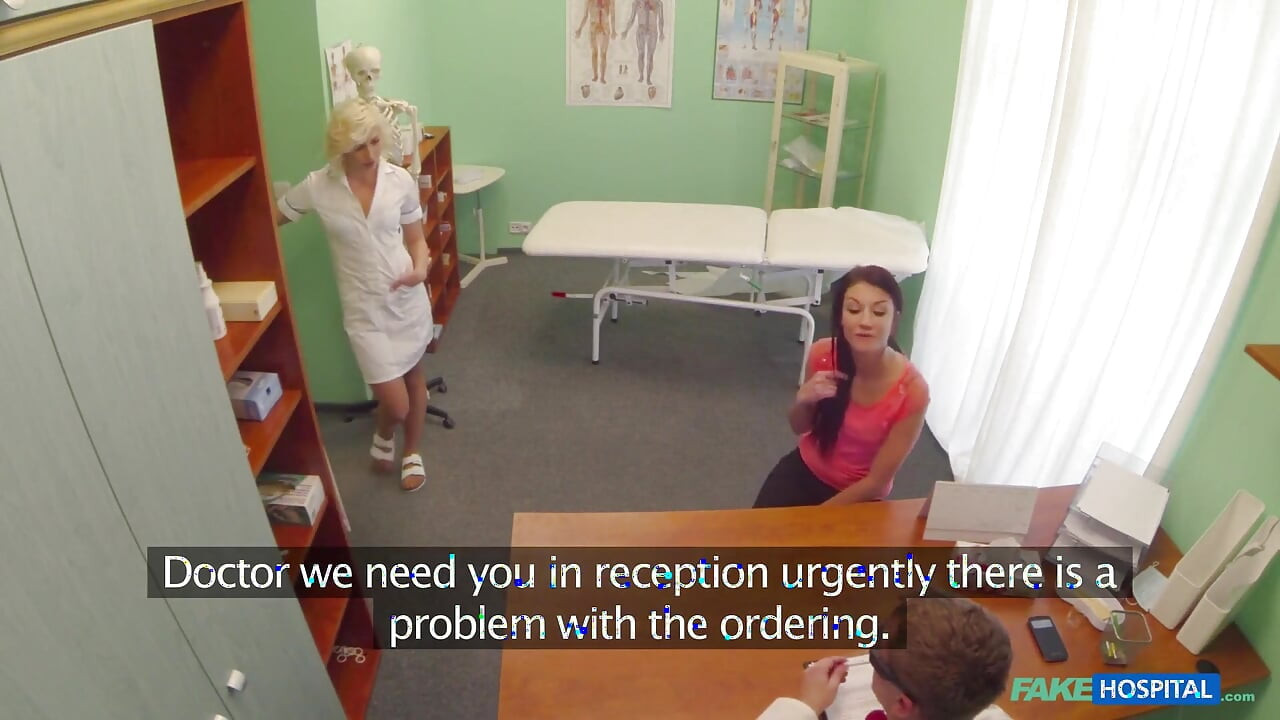 Fake Hospital - Brunette Penelope Cash Turns a Routine Hospital Visit Into a Voyeur Lesbian Uniform Work Pussy Licking Session