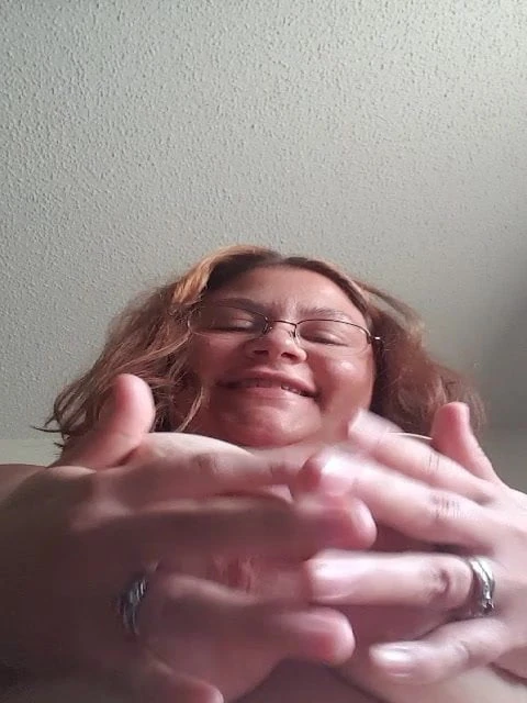 Wife sucking on tits