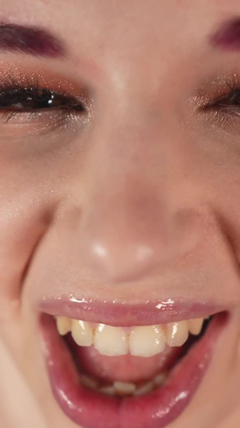 Red-haired Teen Gets Cum From Aliendildo All Over Her Hot Body in Slow Motion