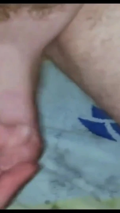 Epic moment from "Full bladder leaking bare uncut cock wanking and long piss in pants"
