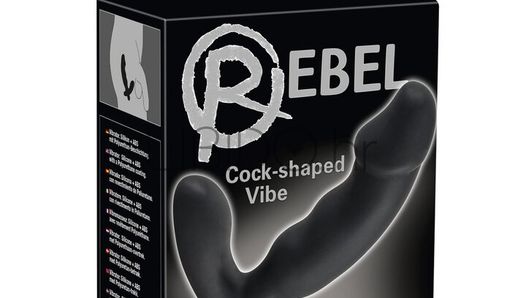 Rebel - cock shapped prostate vibrating stimulator