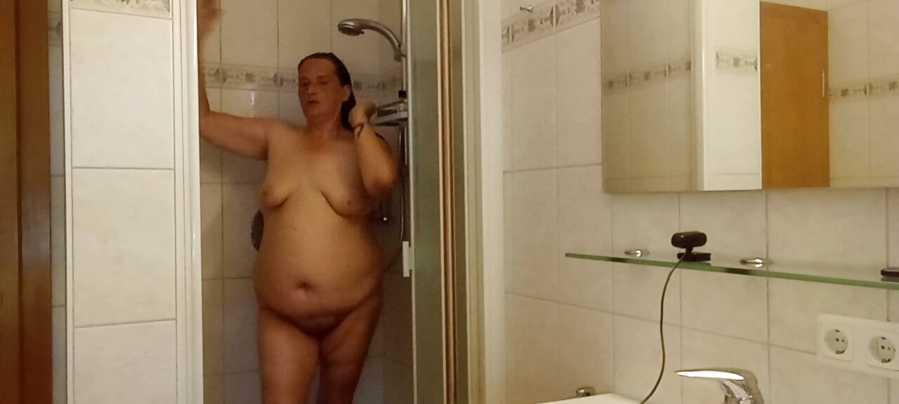 53 and Wet  Real Milf Shower, No Filter