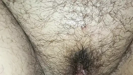 Stepsister gets fingered by stepbrother. The Hairy Cunt