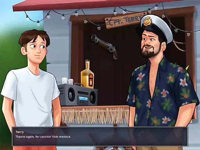 Summertime Saga Part 208 - Cpt.Terry by MissKitty2K