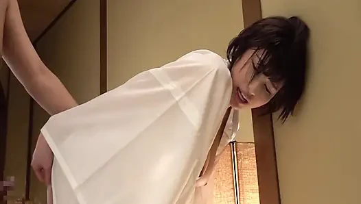 A094G03 The best play with a beautiful mature woman soap lady with cute short hair and a cute smile!