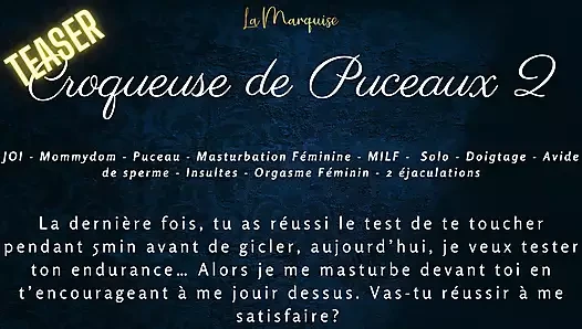 French Femdom JOI | If you cover my with, I'll take your virginity