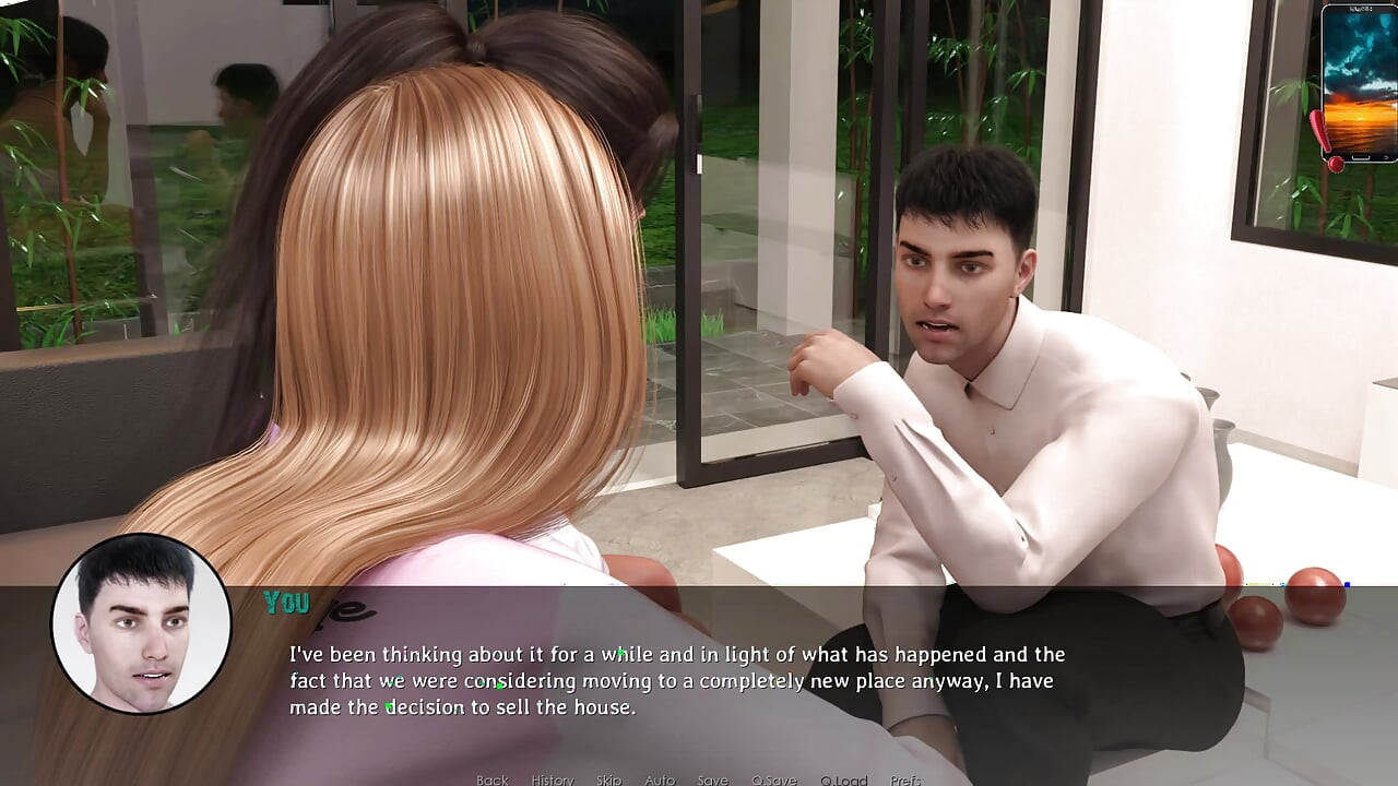Reunion 41 - Jenifer Goes to John's Room Alone at Night to Talk (sfw)