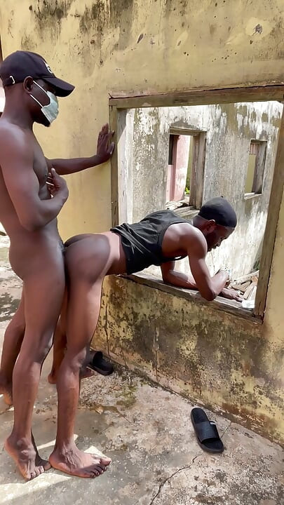 Hot threesome with two African guys with huge dick fuck me so hard