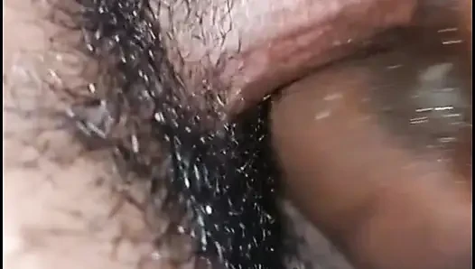 Girlfriend  in home alone boyfriend sex hard