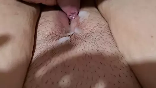 Bbw gets her juicy fat pussy creampied by stranger