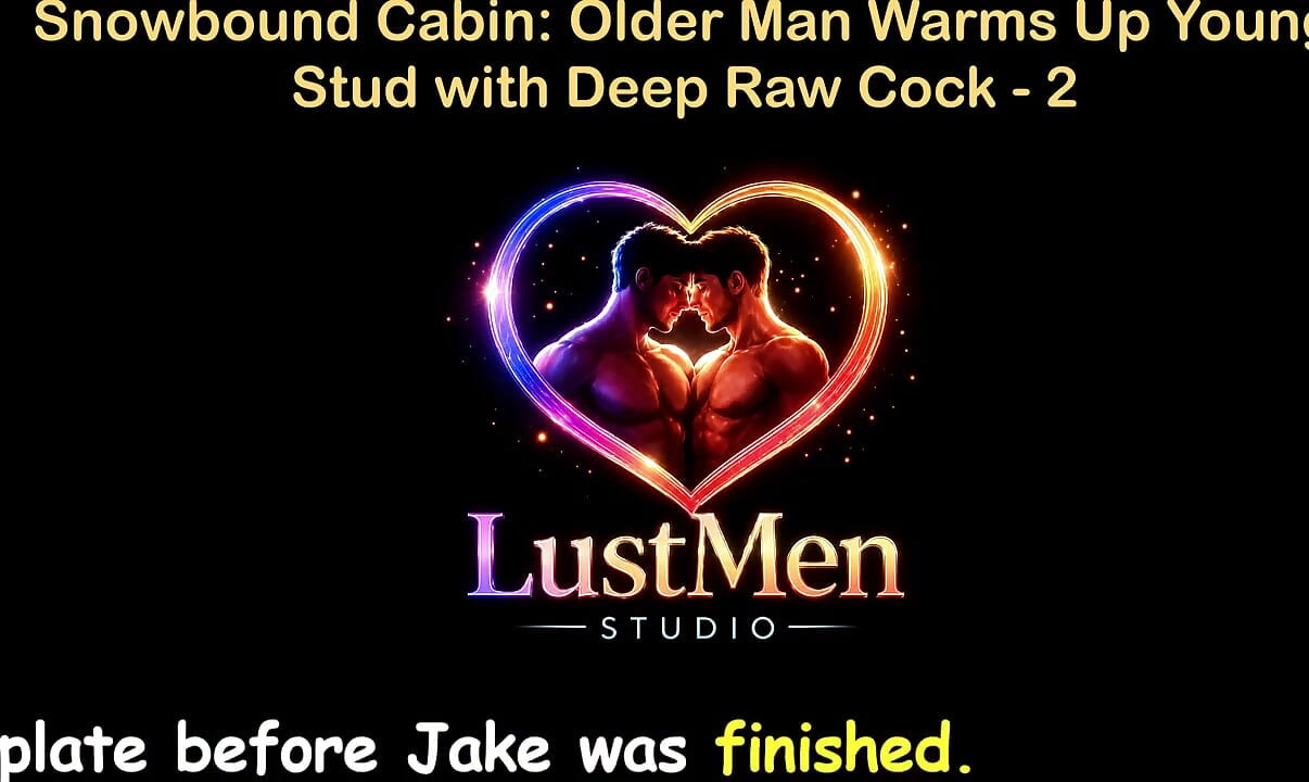 English Audio Gay Sex Story - Snowbound Cabin: Older Man Warms up Young Stud with Deep Raw Cock - Part 2