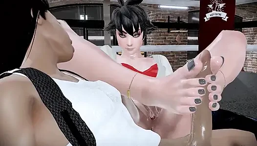 Makoto's Endurance Training Session