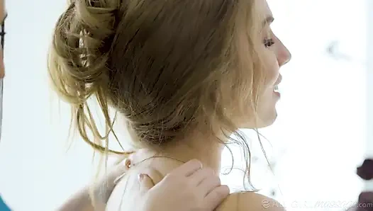 All Girl Massage - Owner Lena Paul Tests Her Product with Two Sexy Employees