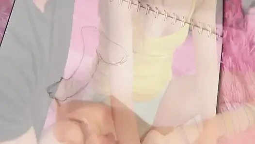 Minik genç aurora monroe her iki dudak çiftini de bir